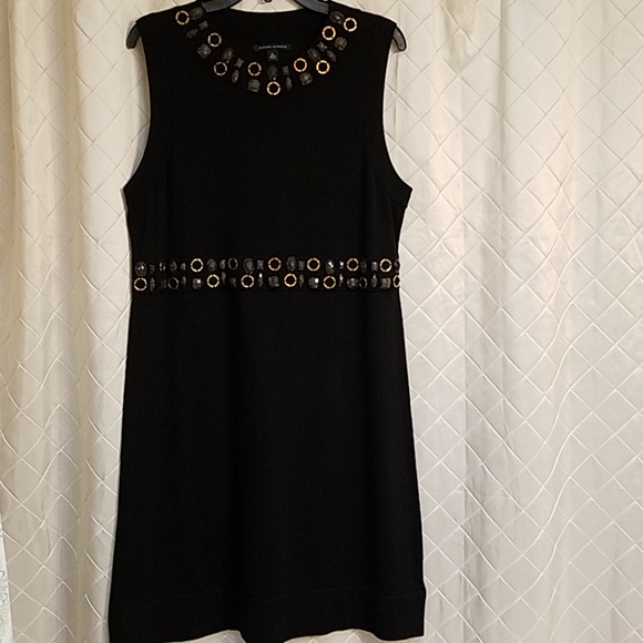 Banana Republic Dresses & Skirts - Banana Republic knit dress wool-blend embellish XL